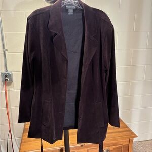 Notations Women's Dark Brown Blazer and Skirt